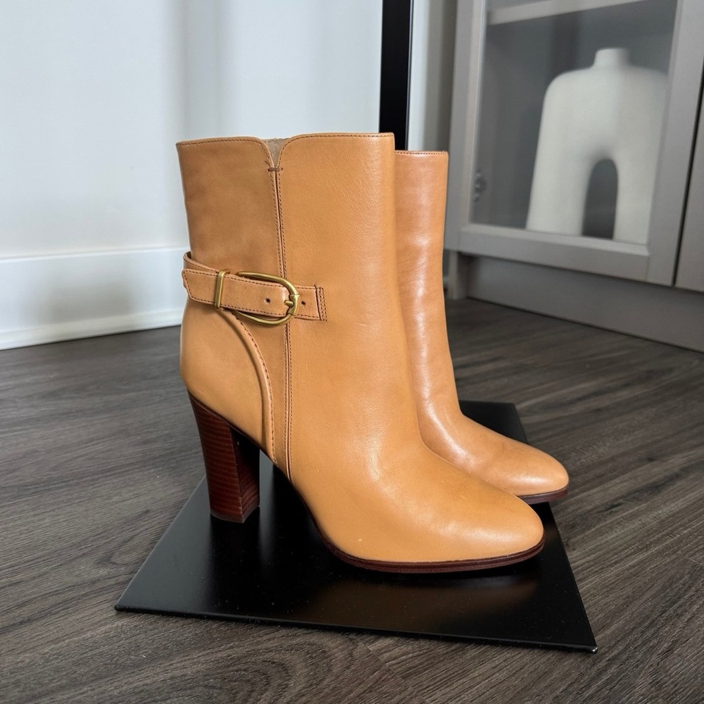 Veronica Beard Viv Leather Booties